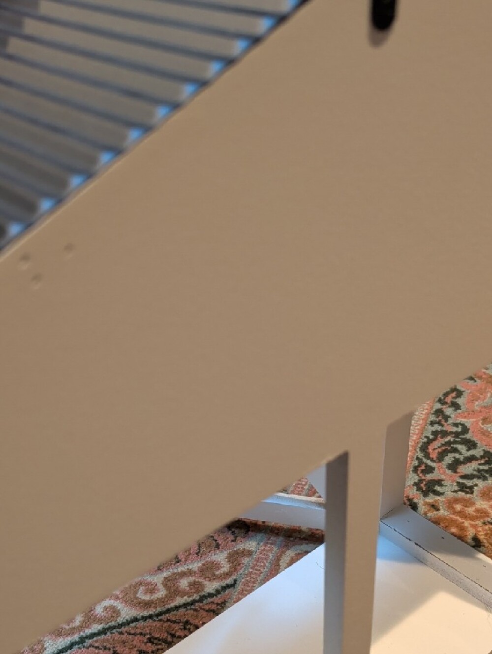 Hobby Lobby White Barn-Style Shelf with X-Panel Doors Farmhouse Shabby Chic - Picture 6 of 7